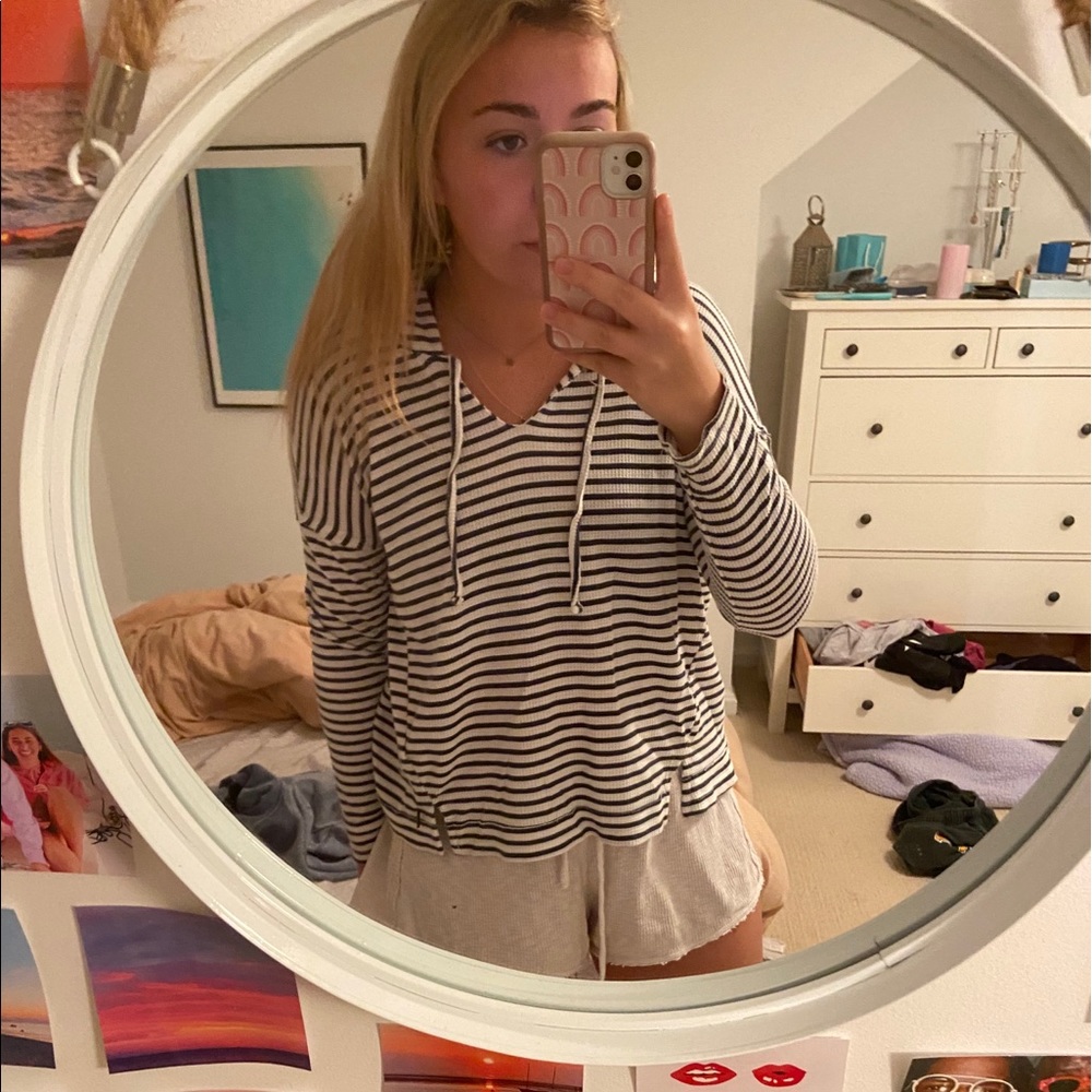 ROXY STRIPED PULLOVER